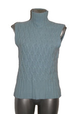 Bel Maglione A Treccia Blu