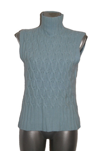 Bel maglione treccia blu - treccia,