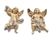 PAIR PUTTO ANGELS RIGHT LEFT