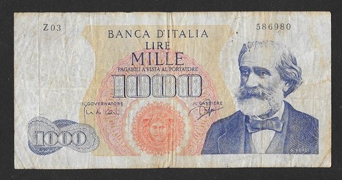 Italia lire 1000 giuseppe - lire,