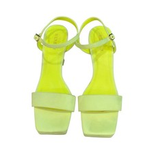 Sandali Tacco Menbur Giallo Fluo