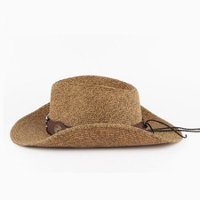 Cappello da cowboy di paglia