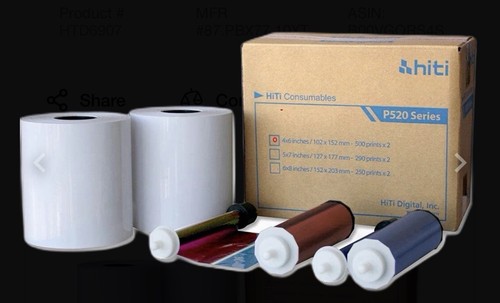 Hiti media pack 4x6 - 4x6", per