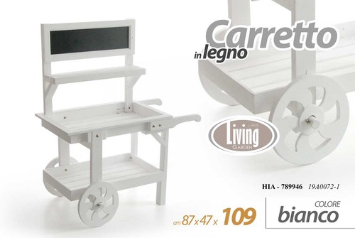Carretto legno piante fiori - carretto,