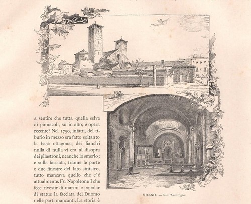 Milano vedute basilica - basilica, di