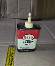 Flaconcino Olio Lubrificante Vintage Da Collezione Pubblicitario Esso Handy Oil