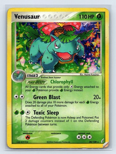 Carta pokemon venusaur - pokemon,