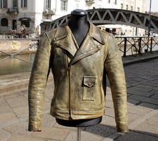 Giubbotto Pelle Invecchiata