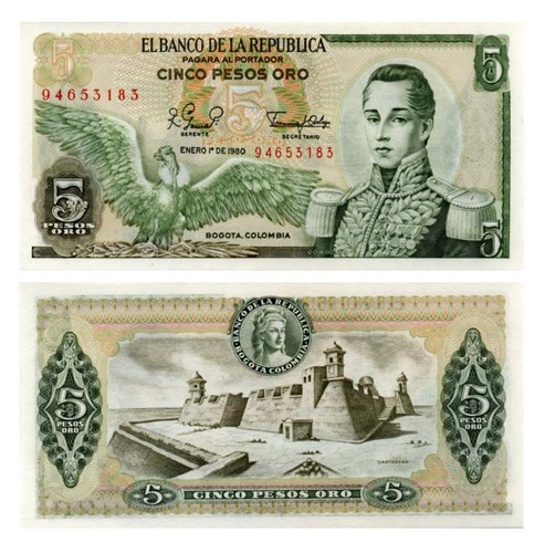 Colombia pesos oro - pesos,