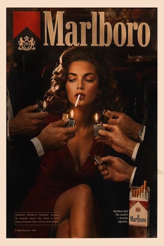 Poster pubblicità marlboro - poster,