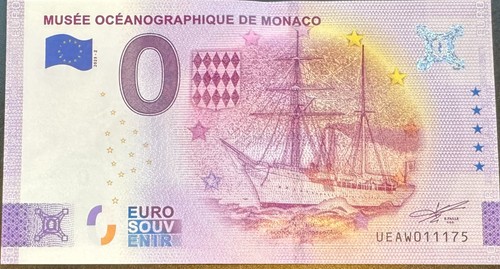 Banconota monaco zero - zero, euro