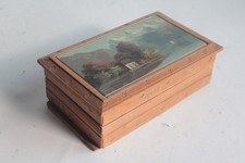 Scatola legno dipinto