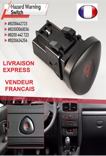 Bouton warning noire - warning, détresse