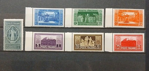 1929 regno francobolli - 1929, abbazia