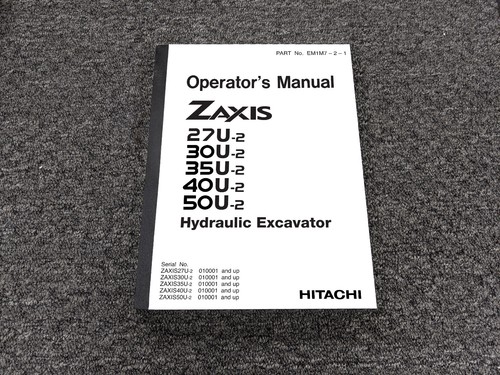 Hitachi zaxis 27u 30u - zaxis, 30u-2