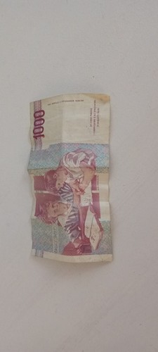 Banconota mille lire - da,