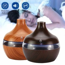 Diffusore di aromi oli essenziali ultrasuoni 300 ml umidificatore nebbia purificatore d'aria 7 LED