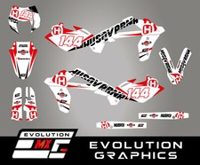 KIT GRAFICHE ADESIVI DARK HUSQVARNA TC TE 125 150 250 300 CROSS ENDURO CRYSTAL