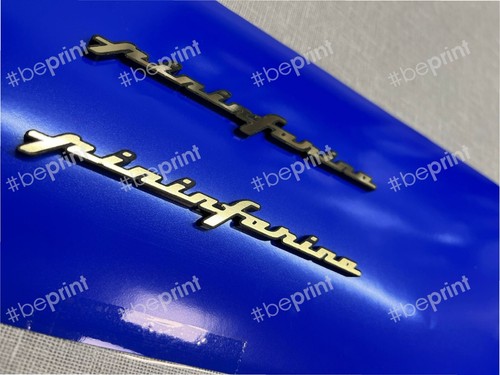 Scritta stemma pininfarina - stemma,
