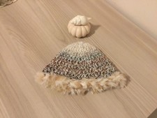 Cappellino lana,  uncinetto neonato, crochet berretto