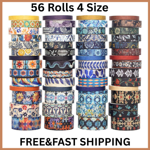 Set nastro washi floreale 56 - set,