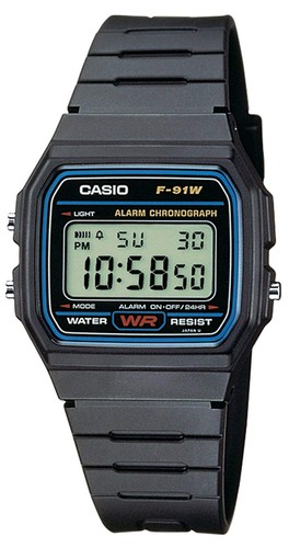Orologio casio 91w uomo - casio, f-91w