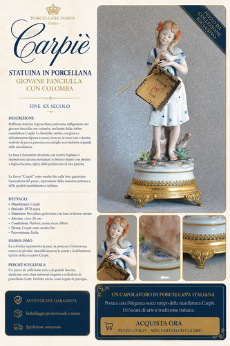 Statuetta porcellana