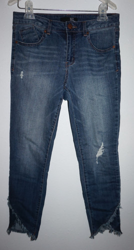 Jeans blu skinny vita alta