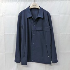 Giacca da esterno classica blu Lardini Tg.46 Bottoni a pressione e zip - Buono