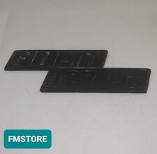 STEMMA LOGO SCRITTA EMBLEMA NERO  FIAT 127 D vintage RICAMBIO AUTO D' EPOCA RARO