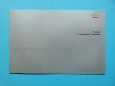 Brochure / Listino prezzi - Audi TT (8J) - Coupè e Roadster - 01/07