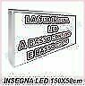 INSEGNA LED LUMINOSA 150X50 CM