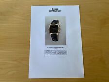 Daniel Jeanrichard Comunicato