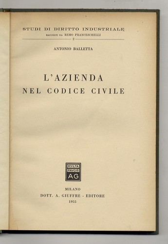 Azienda nel codice civile - nel,