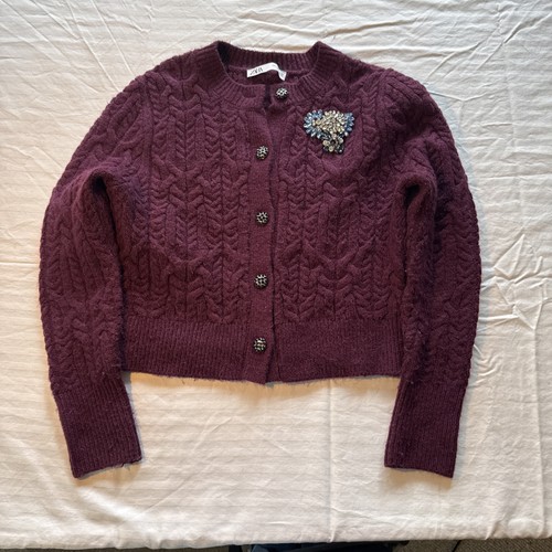 Cardigan piccolo viola