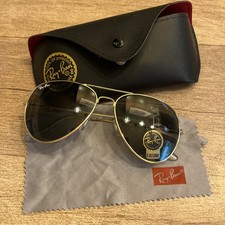 RAY BAN AVIATOR RB3025 55[]14-135 Nuovi Oro/verdi