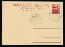 STORIA POSTALE Trieste AMG FTT