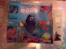 ALBUM FIGURINE PANINI VUOTO + SET COMPLETO  + BUSTINA PIENA ALLA RICERCA DI DORY