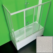 Box sopravasca scorrevole due lati acrilico pvc bianco Velplas