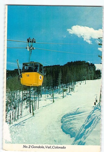 Cartolina gondola vail - n.,