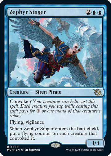 Mtg magic zephyr singer - magic,