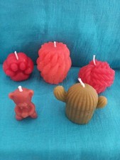 Set 5 candele particolari profumate e colorate