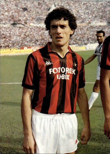 Cartolina calcio milan - cartolina,