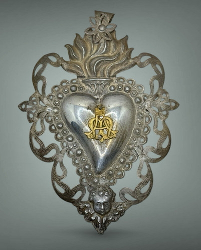 Voto vintage cuore sacro - vintage,