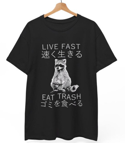 Live fast raccoon shirt - live,