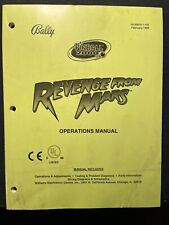 Flipper Pinball REVENGE FROM MARS  Bally 2000 Manuals