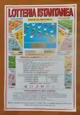 VECCHIA LOCANDINA GRATTA E VINCI DA COLLEZIONE: CACCIA AL PROVERBIO (cm 21 x 31)