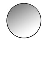 Specchio rotondo in metallo nero, 56 cm Flick - Maison Du Monde