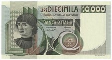10000 LIRE RITRATTO D'UOMO A
