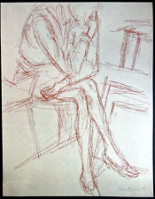 Alberto Giacometti Litografia (COA originale firmata a penna) numerata a mano]